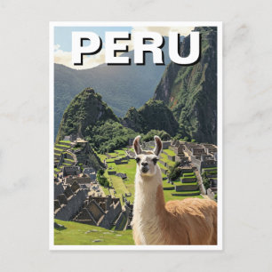 Peru Llama Briefkaart
