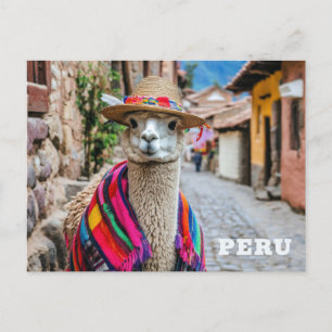 Peru Llama Briefkaart