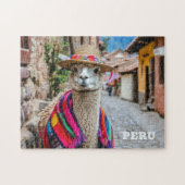 Peru Llama Legpuzzel (Horizontaal)