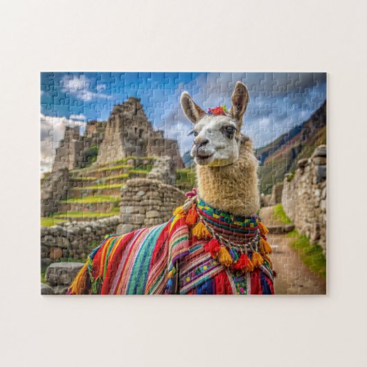 Peru Llama Legpuzzel (Horizontaal)