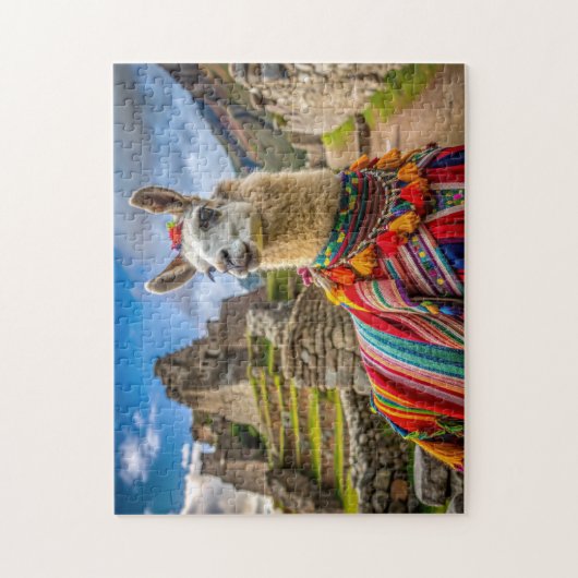 Peru Llama Legpuzzel (Verticaal)