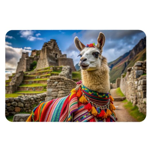Peru Llama Magneet (Horizontaal)