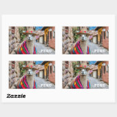 Peru Llama Rechthoekige Sticker (Vel)