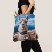 Peru Llama Tote Bag (Dichtbij)