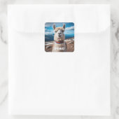 Peru Llama Vierkante Sticker (Tas)