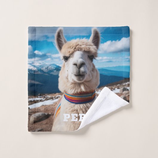 Peru Llama Washandje (Wasdoekje)