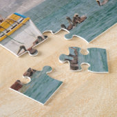 Peru, Los Organos. Gevist Boat in Los Organos Legpuzzel (Zijkant)