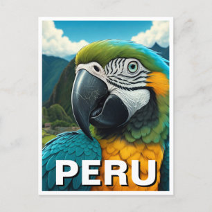 Peru Macaw Briefkaart