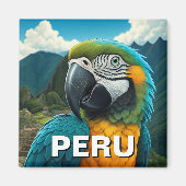 Peru Macaw Magneet (Voorkant)