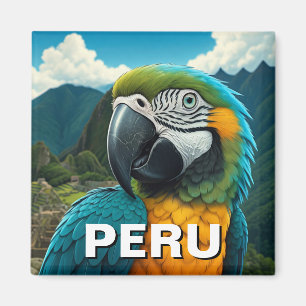 Peru Macaw Magneet