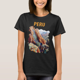 Peru Machu Picchu Andes Schitterend Reizen T-shirt