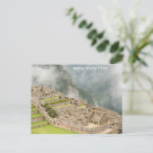 Peru Machu Picchu Briefkaart (Staand voorkant)