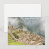 Peru Machu Picchu Briefkaart (Voorkant / Achterkant)
