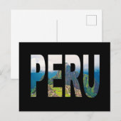 peru Machu Picchu Briefkaart (Voorkant / Achterkant)