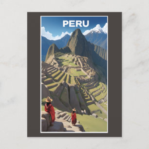 Peru Machu Picchu Briefkaart