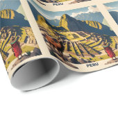 Peru Machu Picchu Cadeaupapier (Rol Hoek)