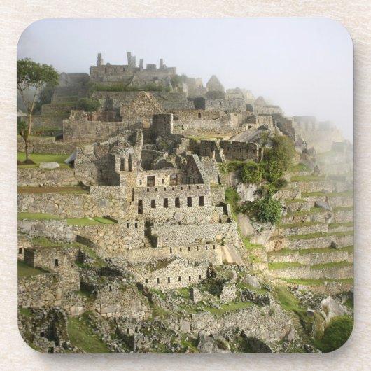 Peru, Machu Picchu. De oude citadel van Machu Bier Onderzetter (Voorkant)