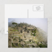 Peru, Machu Picchu. De oude citadel van Machu Briefkaart (Voorkant / Achterkant)