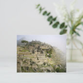 Peru, Machu Picchu. De oude citadel van Machu Briefkaart (Staand voorkant)