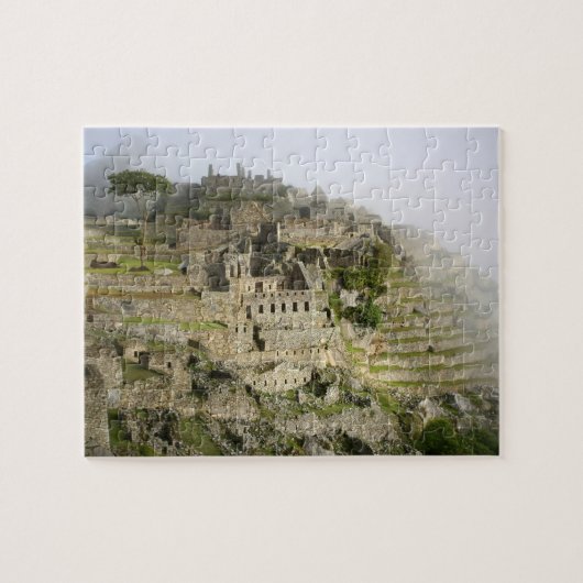 Peru, Machu Picchu. De oude citadel van Machu Legpuzzel (Horizontaal)