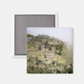 Peru, Machu Picchu. De oude citadel van Machu Magneet (Voorkant / Achterkant)