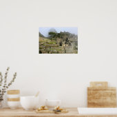 Peru, Machu Picchu. De oude citadel van Poster (Keuken)