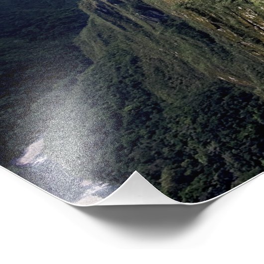 Peru, Machu Picchu, de oude verloren stad Foto Afdruk (Hoek)