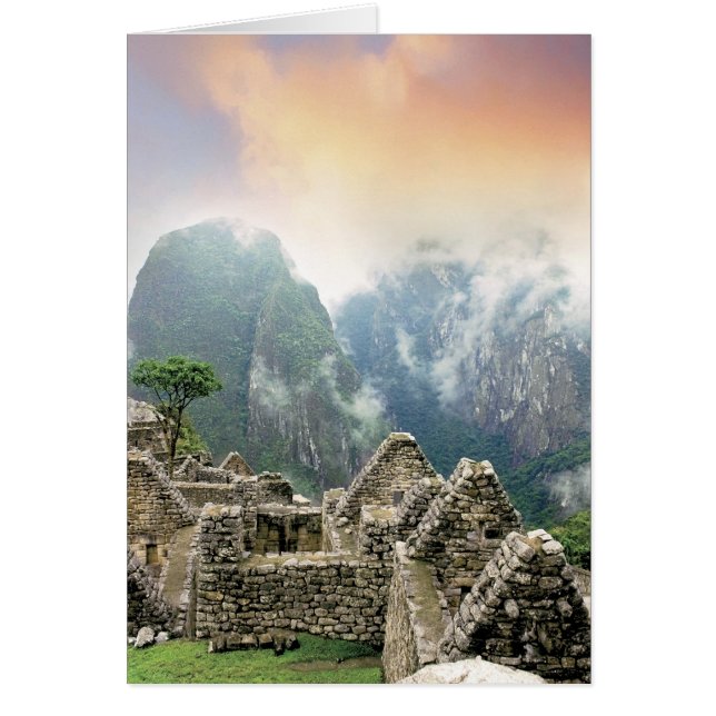 Peru, Machu Picchu, de oude verloren stad van (Voorkant)