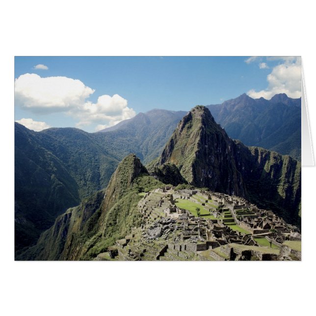 Peru, Machu Picchu, de oude verloren stad van 2 (Voorkant Horizontaal)