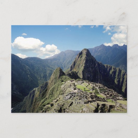 Peru, Machu Picchu, de oude verloren stad van 2 Briefkaart (Voorkant)