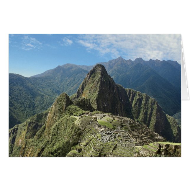 Peru, Machu Picchu, de oude verloren stad van 3 (Voorkant Horizontaal)