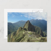 Peru, Machu Picchu, de oude verloren stad van 3 Briefkaart (Voorkant / Achterkant)