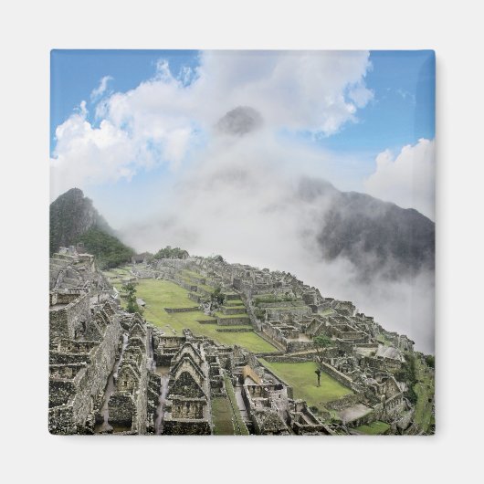 Peru, Machu Picchu, de oude verloren stad van 4 Magneet (Voorkant)