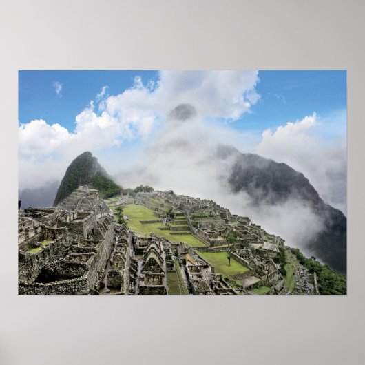 Peru, Machu Picchu, de oude verloren stad van 4 Poster (Voorkant)