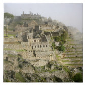 Peru, Machu Picchu. Het oude citadel van Machu Tegeltje (Voorkant)