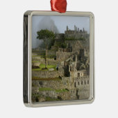 Peru, Machu Picchu. Het oude citadel van Metalen Ornament (Rechts)