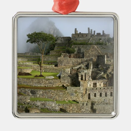 Peru, Machu Picchu. Het oude citadel van Metalen Ornament (Voorkant)