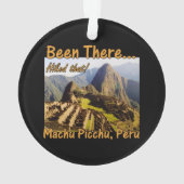Peru Machu Picchu Inca Trail Hike Ornament (achterkant)