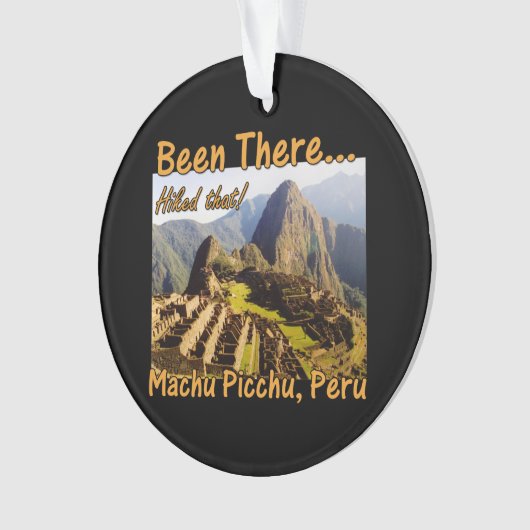 Peru Machu Picchu Inca Trail Hike Ornament (voorkant)