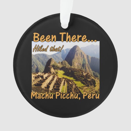 Peru Machu Picchu Inca Trail Hike Ornament (voorkant)