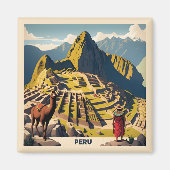Peru Machu Picchu Magneet (Voorkant)