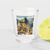 Peru Machu Picchu Shot Glas (Voorkant)