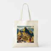 Peru Machu Picchu Tote Bag (Achterkant)
