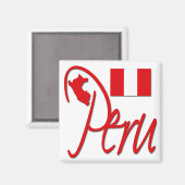 Peru Magneet (Voorkant / Achterkant)