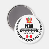 Peru Magneet (Voorkant / Achterkant)