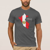 Peru Map Flag Shirt (Voorkant)