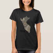 Peru Map Mandala  Peruviaans Zuid-Amerika Co T-shirt (Voorkant)