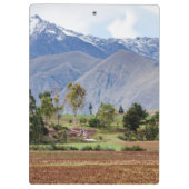 Peru, Maras. Landschap boven de Heilige Vallei Klembord (Achterkant)