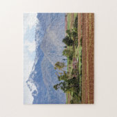 Peru, Maras. Landschap boven de Heilige Vallei Legpuzzel (Verticaal)