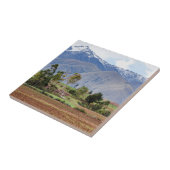 Peru, Maras. Landschap boven de Heilige Vallei Tegeltje (Zijkant)